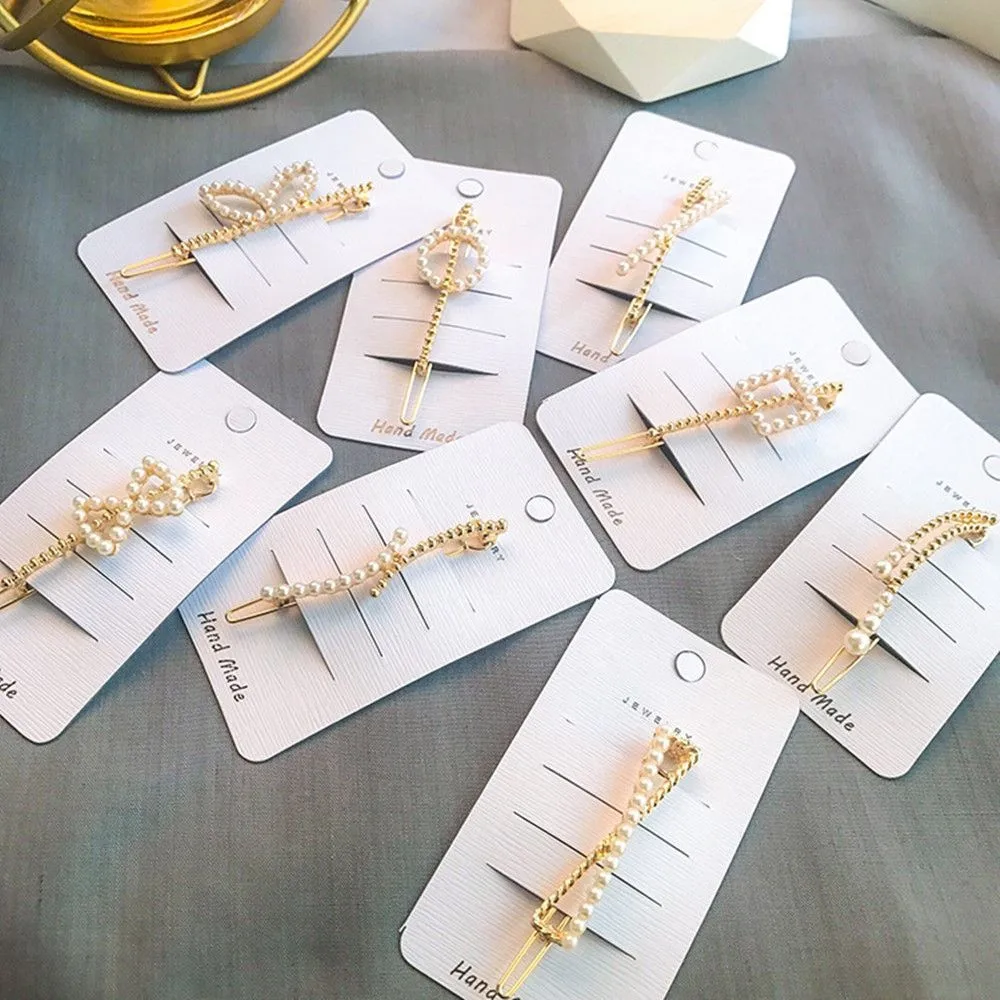 

Pearl Metal Hair Clips Hairband Bobby Pin Barrette Hairpin Headdress Accessories Beauty Styling Tools New Arrival