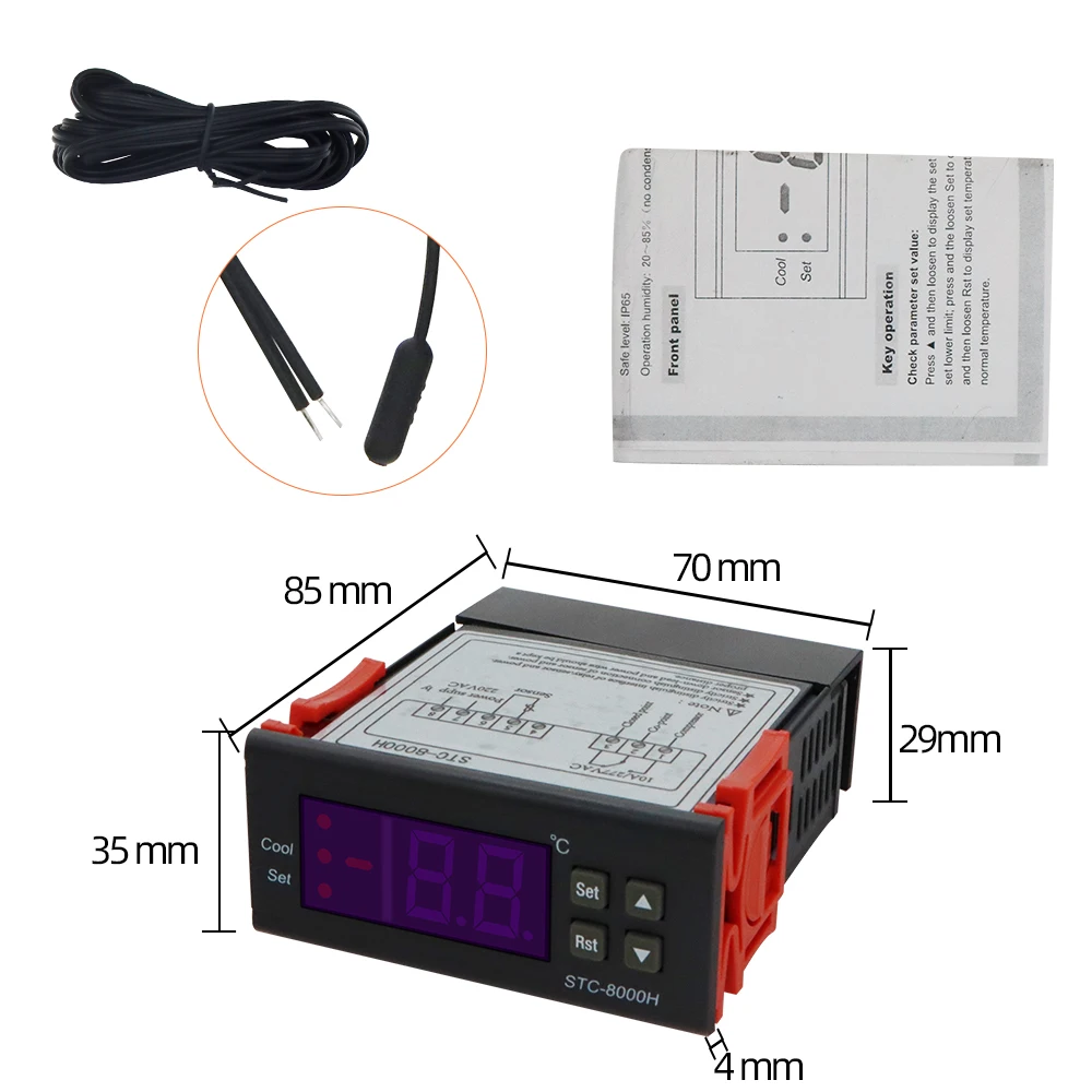 STC-8000H Temperature Controller Thermostat Thermoregulator incubator