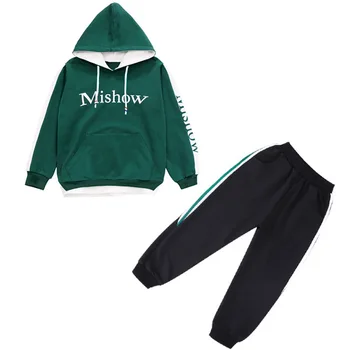 

Children's Clothing Autumn New Cotton Korean Fashion Casual Children's Two-piece Children Boy Striped Suit