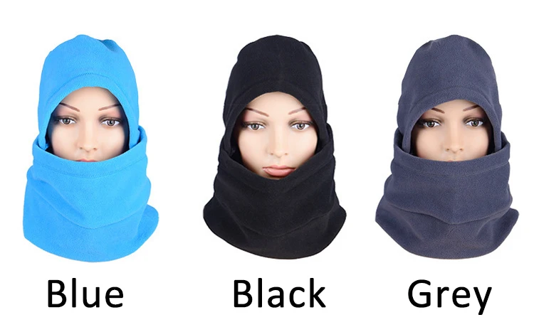 1 шт. зимняя теплая однотонная черная дышащая Балаклава лицевая маска Мужская женская унисекс уличная велосипедная маска черная маска намордник
