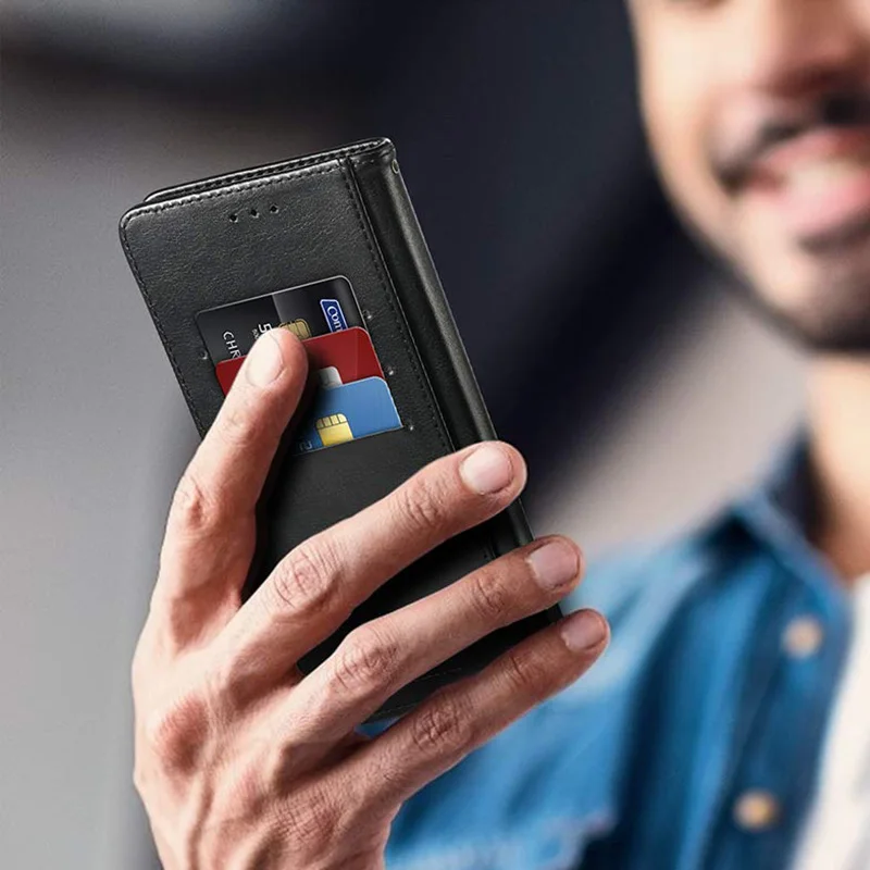 Flip Wallet Case for Sony Xperia XA Ultra XA1 Plus XA2 XA3 XZ Premium XZ1 XZ3 Leather Case Stand Phone Cover Coque