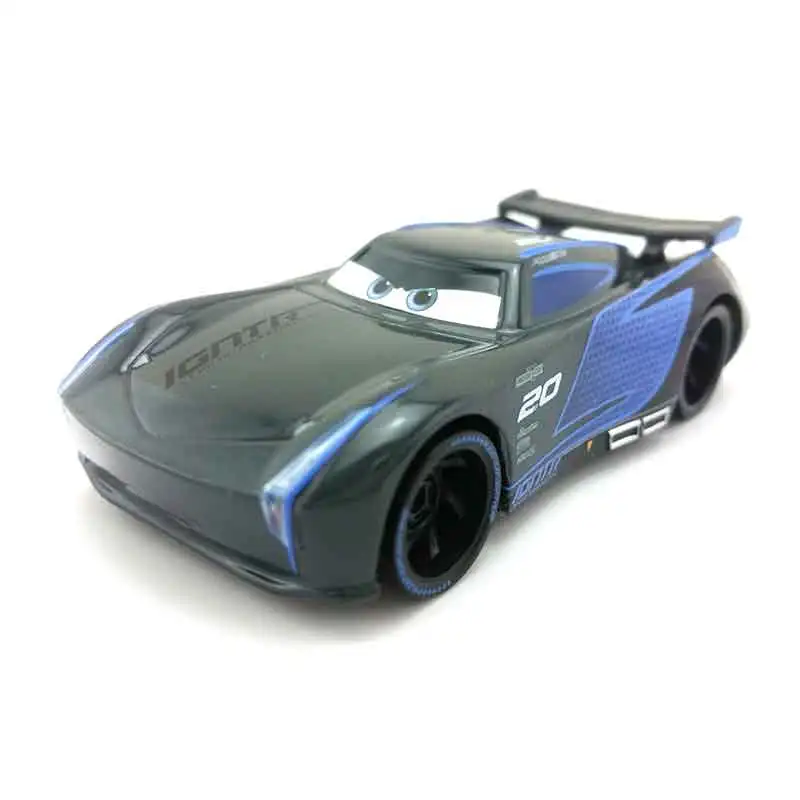 Disney Pixar тачки 3 король Молния Маккуин Джексон шторм Racers литая Игрушечная машина 1:55