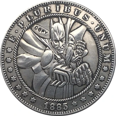 Hobo Nickel 1885 CC монета доллара США Моргана копия типа 118|Безвалютные монеты| |
