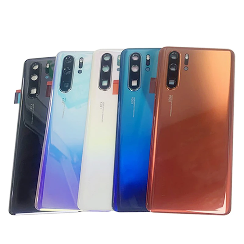 Original Battery Cover Back Rear Door Housing Case For Huawei P30 Pro P30Pro Back Cover with Camera Frame Logo Replacement Parts images - 6