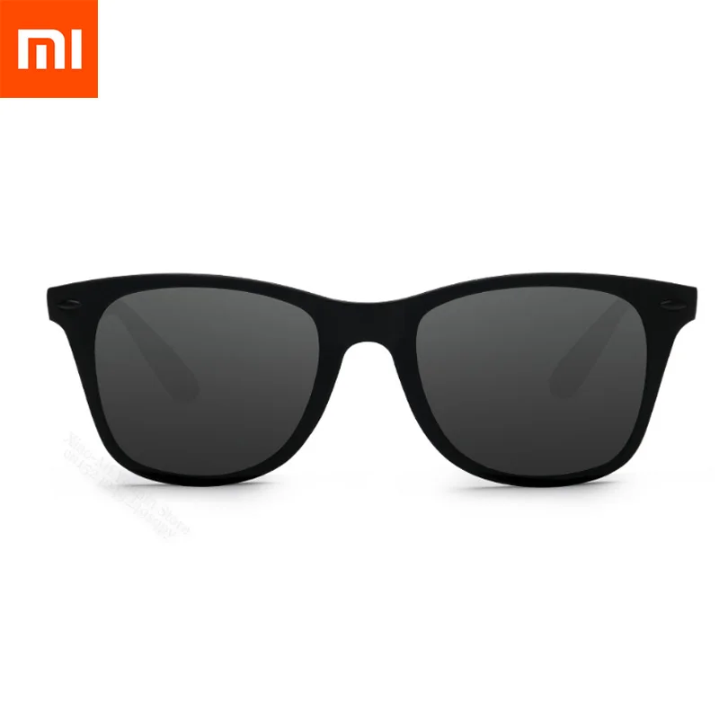 Black Xiaomi Mijia TS Модные мужские солнцезащитные очки для путешествий STR004-0120 TAC поляризованные линзы УФ-защита для вождения/путешествий для мужчин и женщин - Цвет: Black