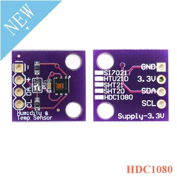 

HDC1080 Sensor Module Temperature Humidity Sensor GY-213V-HDC1080 High precision Digital Sensors Electronic DIY GY 213V HDC1080