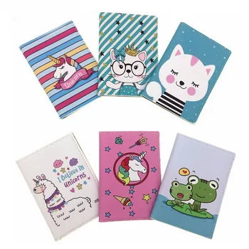 

Cute Frog Unicorn Animals Travel Passport Case ID Card Cover Passport Holder Protector Organizer Travel High Quality Card Holder