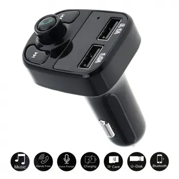 

Bluetooth Car MP3 Music Player Kit Auto Radio Audio Stereo Player Hands-free FM Transmitter with USB Charger