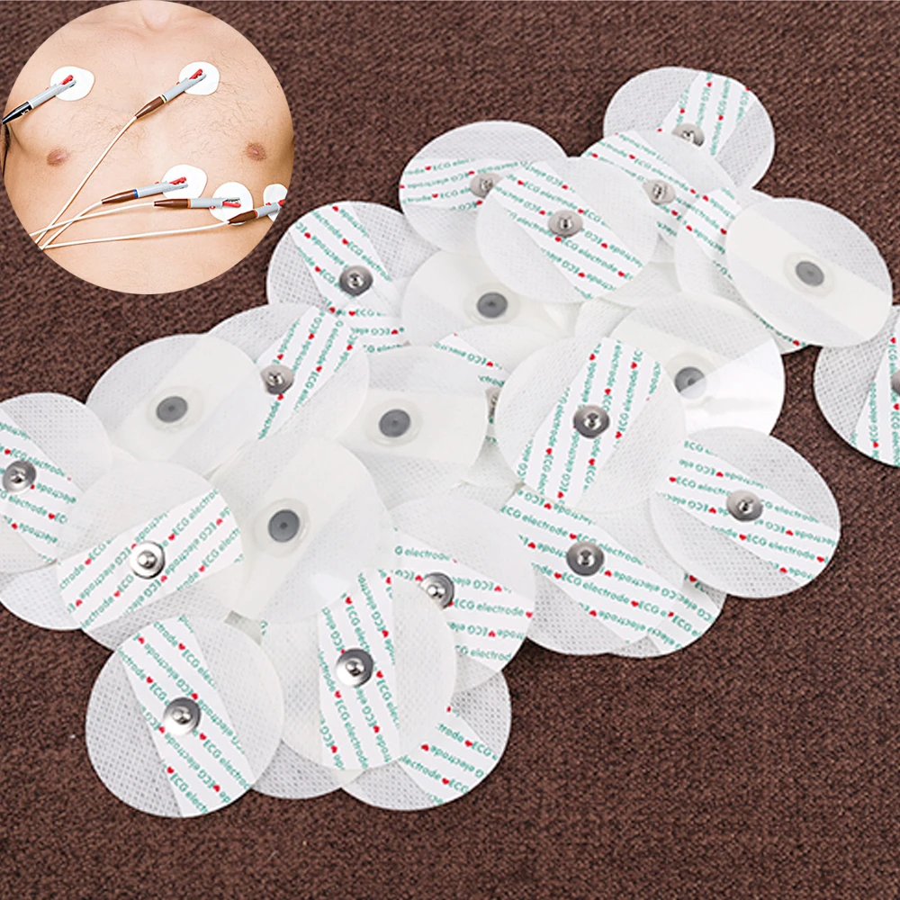 50pcs /100pcs Ecg Electrodes Medical Electrode Patch Ecg Machine Ecg
