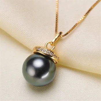 

Pendant Mount Pearl Accessories 925 sterling silver pendant of the same design Jewelry DIY No Pearl Free Shipping