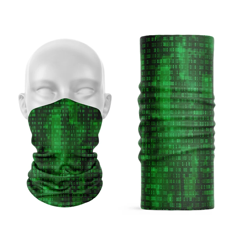 

3D Printed Digital Summer Women Funny Scarf Bicycle Headwear Hijab Scarf Seamless Men's Neck Gaiter Outdoor Dust-Proof Bandana