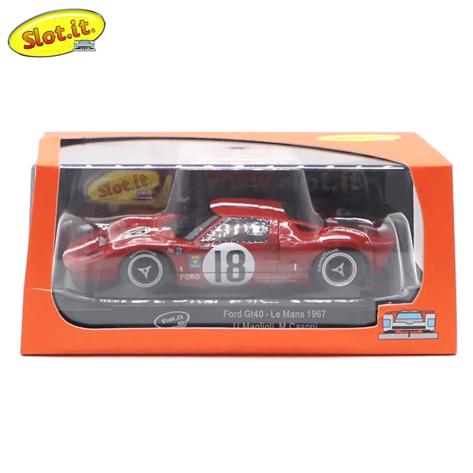 スロット付きカーアクセサリー,フォードgt40 n.18 24時間,1967