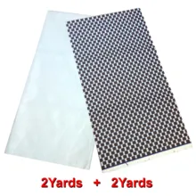 Африканская ткань с воском, жаккардовая парчовая ткань, воск tissu africain coton ankara, вечерние ткани, 4 ярда