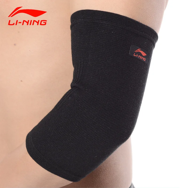 

Genuine Product LINING Profession Sports Knitted Elbow Pads Shuttlecock Tennis Taekwondo Arm Guard Protection Arm Sleeve Barcer