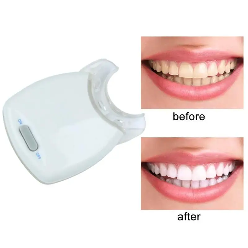 Виниры зубы накладные активированный 7 светодиодный система отбеливания зубная паста отбеливающая жидкость для полоскания рта очиститель зубов
