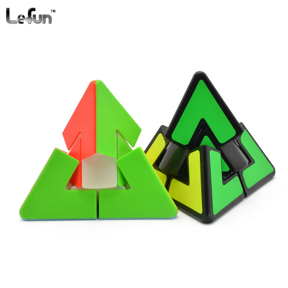 LeFun 2x2 Stickerless черный магический куб Обучающие Развивающие игрушки для детей Cubo Magico новейшая скорость