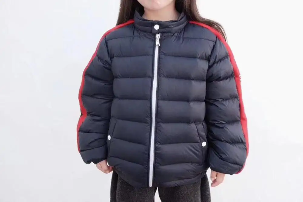 

New Winter Jacket Snow Wear For Kids Warm Jacket Coat Duck Down Jacket Snow Outwear Children Boys Kids Overcoat 100-160CM