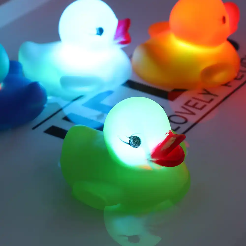 flashing bath ducks