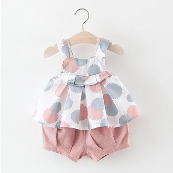 

New baby summer clothes 1-4 years old baby clothes Korean children's clothes westernized baby suit