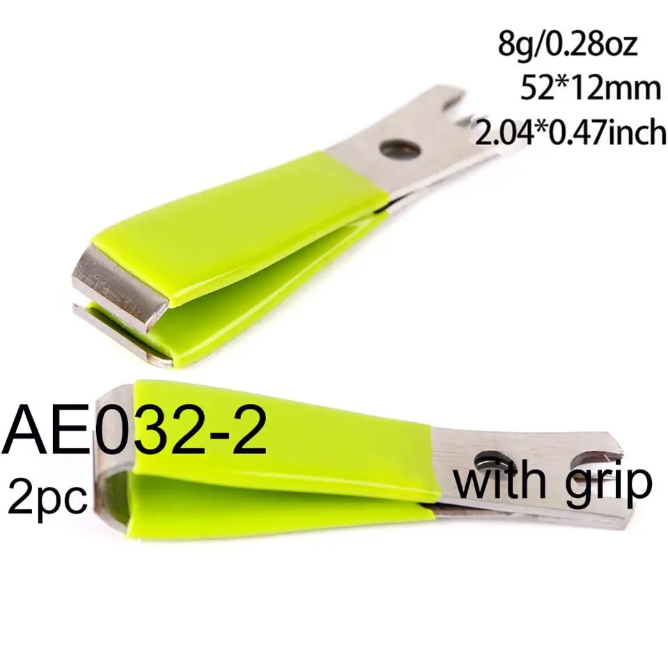 AE032 Green 2p Maximumcatch 2 шт./лот нержавеющая сталь леска резак клипер 12 цветов щипцы аксессуары - Цвет: AE032 Green 2p