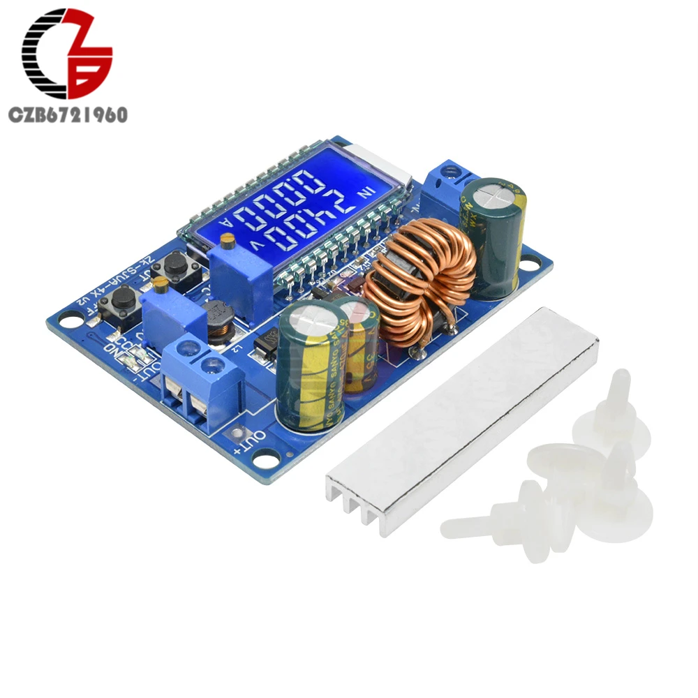 DC-DC 5.5-30V to 0.5-30V Boost//Reduce Voltage Regulator Module with 4 Plastic Supports Automatic Step UP//Down Converter