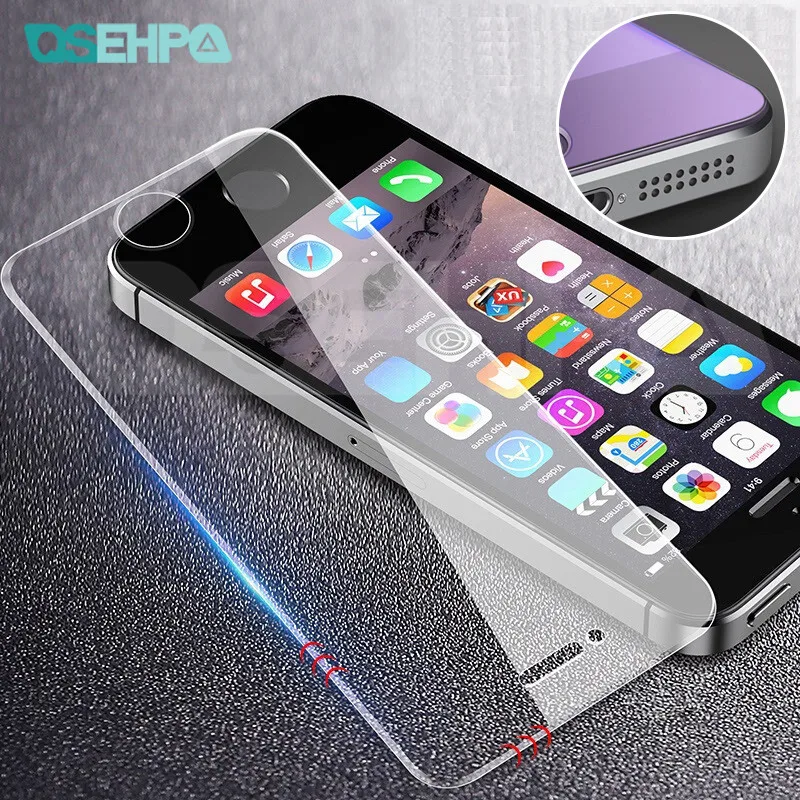 

9H Anti-Burst Protective Glass on the For iPhone 5 5S 5C SE Tempered Screen Protector Glass For iPhone 5S SE 4 4S Glass Film