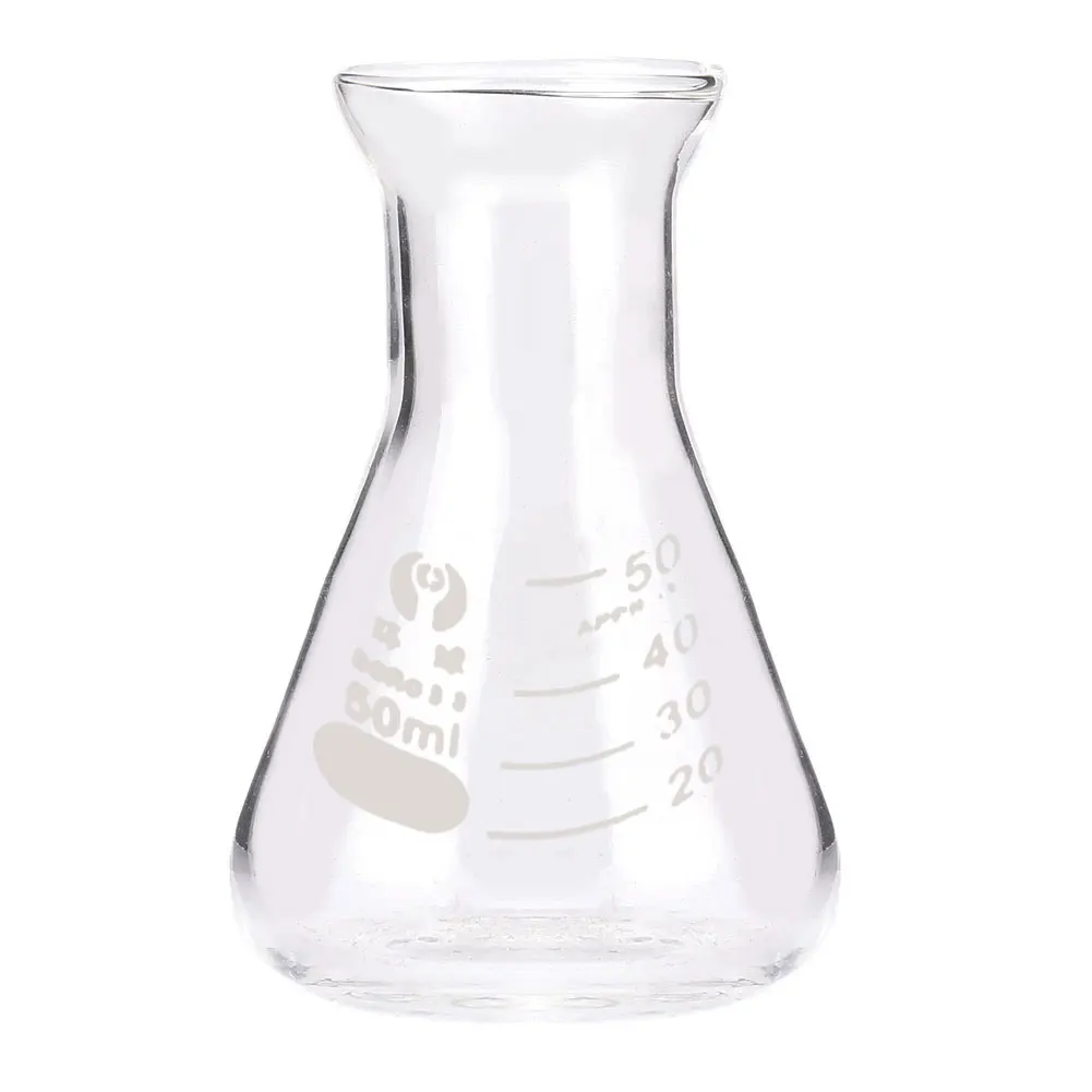 Коническая фляга Erlenmeyer боросиликатный мерный стакан 50 мл-500 мл мебель для виноделия Бар Прочный туалетный репав