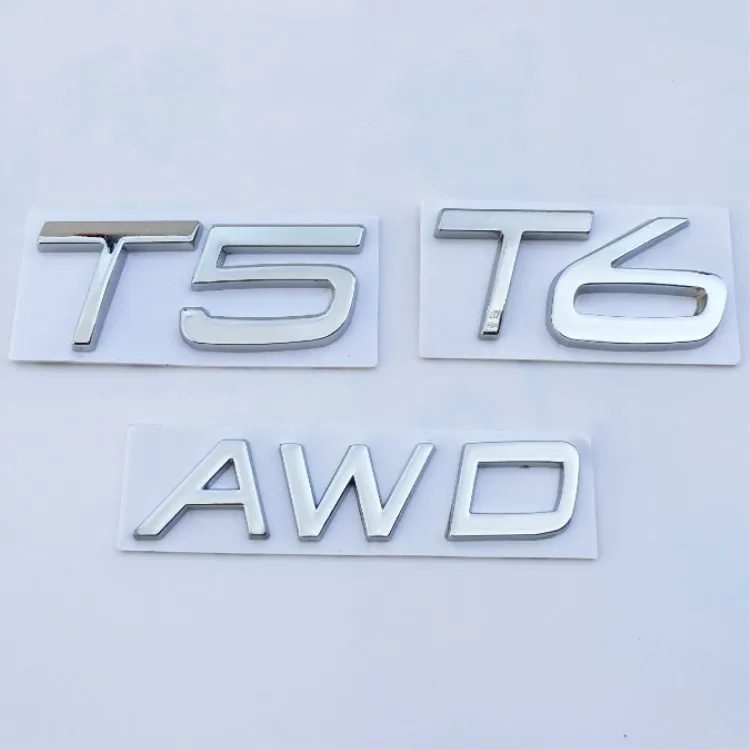 VOLVO S60L XC60 V40 серии. Только AWDT5T6 высоко совместимая версия модифицированные металлические наклейки на хвост автомобиля