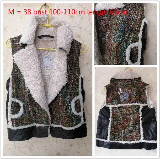 Spanish DEG irregular pattern denim waistcoat