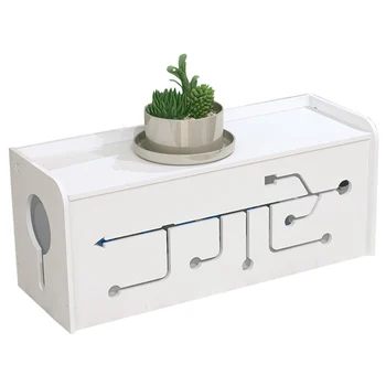 

Home Office PVC Accessories Simple Organizer Eco-friendly Simple Power Line Washable Box Storage Box DIY Wire Cable Management