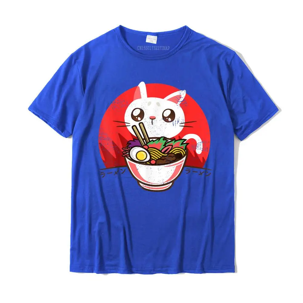 Fashionable Fitness Tight Men T Shirt Company Autumn Short Sleeve Round Collar Cotton Fabric Tops Shirts Gift Tee Shirts Kawaii Japanese Ramen Noodles Shirt Anime Cat Gift Men Women T-Shirt__MZ16635 blue