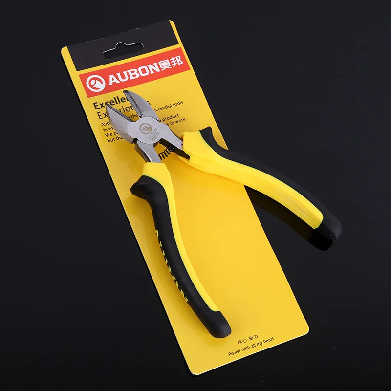 Диагональные режущие плоскогубцы AUBON 1 шт. * 6 &quot8&quot пластиковые боковые