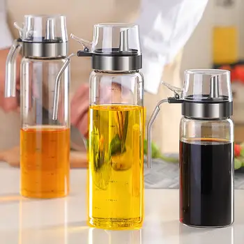 

Leakproof Cooking Glass Oil Vinegar Dispenser Bottle Sprayer Kitchen Container Oil Vinegar Creative Kitchen Tools Accessories