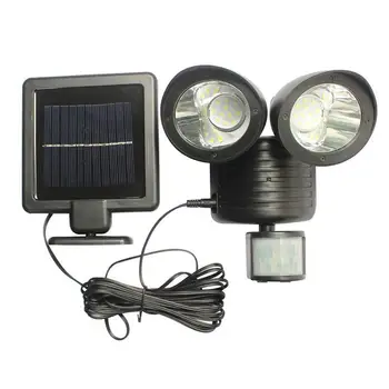 

Solar Auto 22-LED Motion Sensor Light For Garden Security Wall Lamp Spotlight