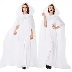 Женская сумка-мессенджер белого призрака невесты Длинное нарядное платье костюм Хэллоуин тема QY079
