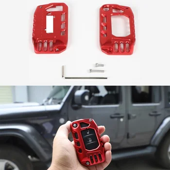 

Protector Key Cover Shell Aluminum Alloy 1pcs Car Red Alloy High quality
