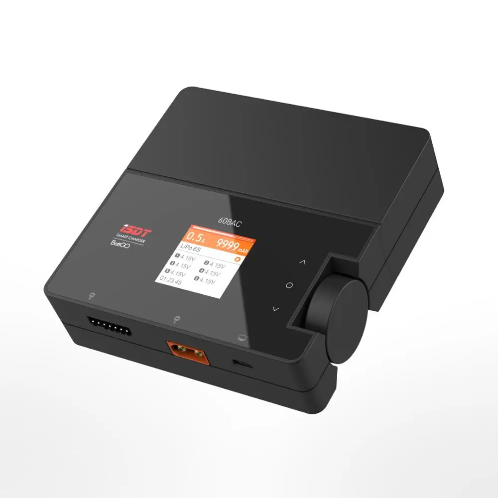 ISDT 608AC AC 60W DC 200W 8A BattGo Smart Battery Charger Discharger with Detachable Power Supply