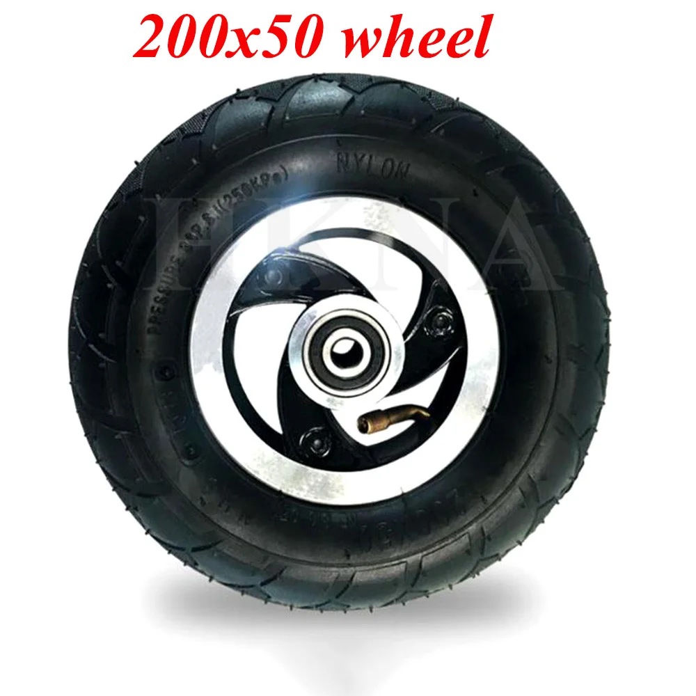 200x50 Wheel Tire for Electric Scooter Razor E100 E150 E200 Espark Crazy Cart Scooters 8 Inch Front Wheel Parts