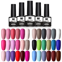 NEE JOLIE, 8 мл, Цветной Гель-лак, матовый гель для ногтей, цветной гель для дизайна ногтей, отмачиваемый УФ-гель, лак, дизайн ногтей, красота ногтей