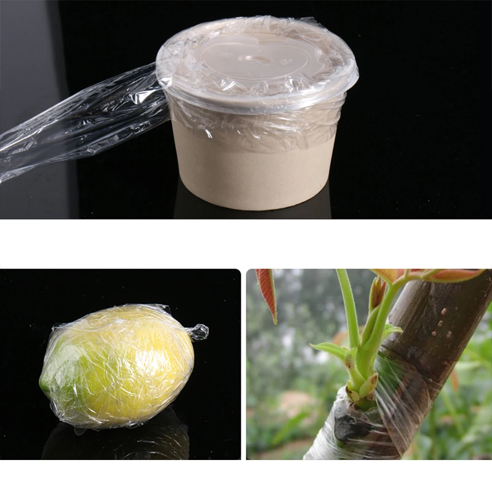 PE 소형 롤 스트레치 필름 씰링 플라스틱 랩, 누수 방지 산업용 접목 멤브레인, 3cm * 150m, 2 개