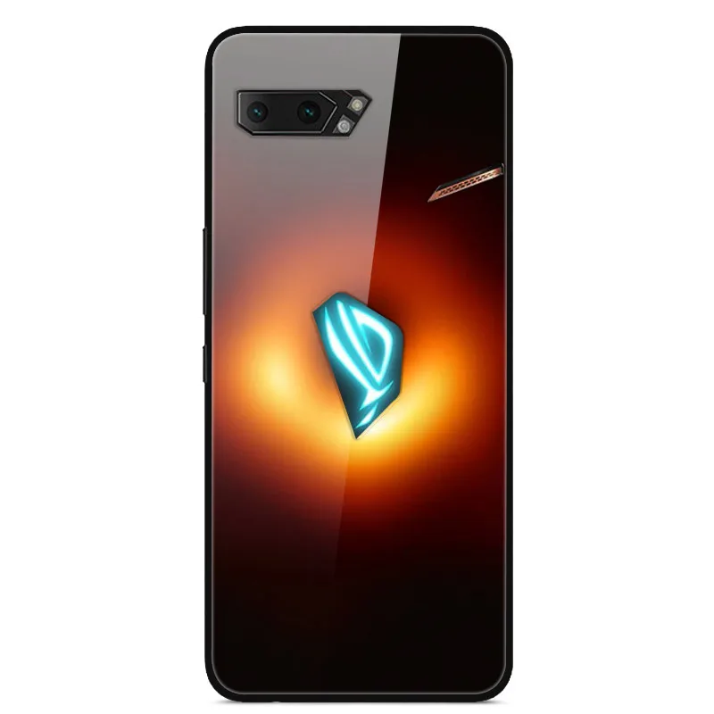 Для Asus ROG Phone 2 ZS660KL чехол из закаленного стекла Жесткий Чехол для задней панели чехол для телефона s для Asus ROG Phone2 II ZS660KL Чехол Мягкий бампер - Цвет: as photo 21