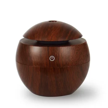 

Mini Wooden Aromatherapy Humidifier Aroma Diffuser Air Purifier Color Changing LED Ultrasonic Mist Maker Humidifiers