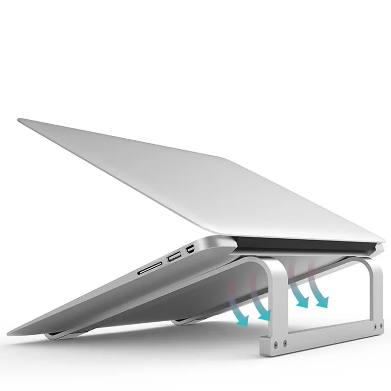 

Aluminum Alloy 11-17 Inch Folding Laptop Stand Adjustable Notebook Support Stand for Macbook Pro Non-slip Cooling Bracket