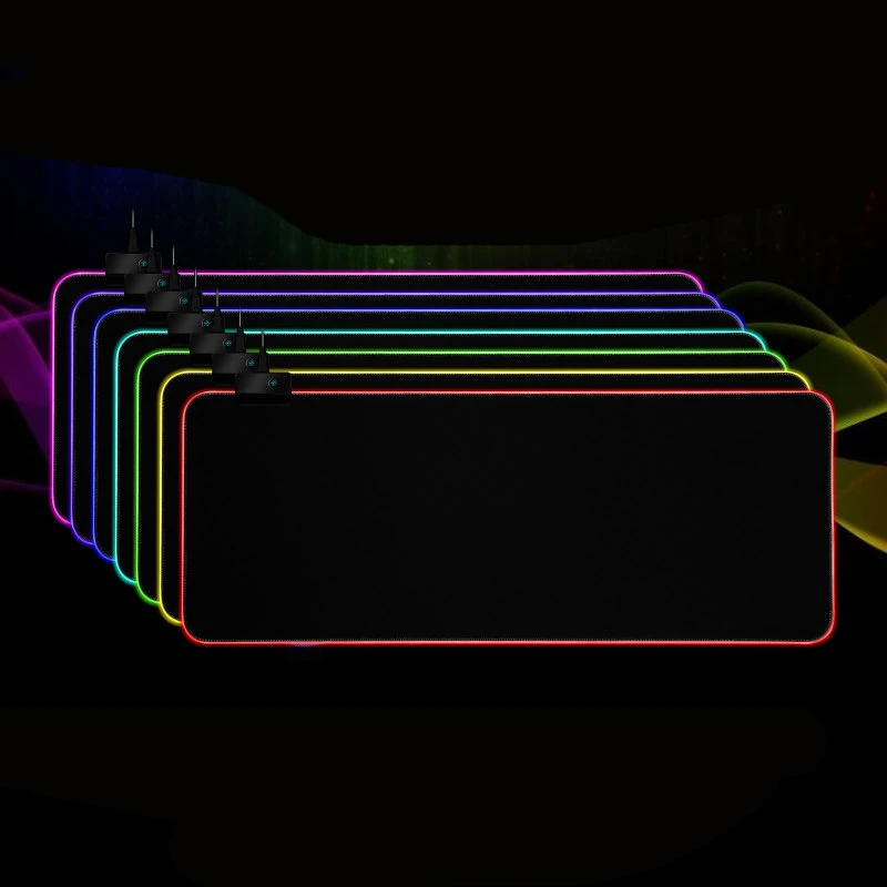 Najtaniej Luminous podkładka pod mysz do gier ponadgabarytowych cienkiej powierzchni wodoodporny do szycia biurko tkaniny Pad lampa kolorowa RGB Esports lampa atmosfera