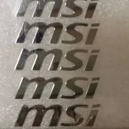 Металлические наклейки с логотипом для MSI 1 шт. | Компьютеры и офис