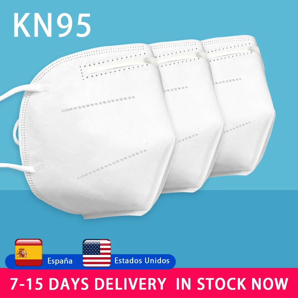 

10/20/50/100pcs 3 Layer KN95 Face Mask Breathable Outdoor Mouth Safety Protective Cover Personal Disposable Dust Masks