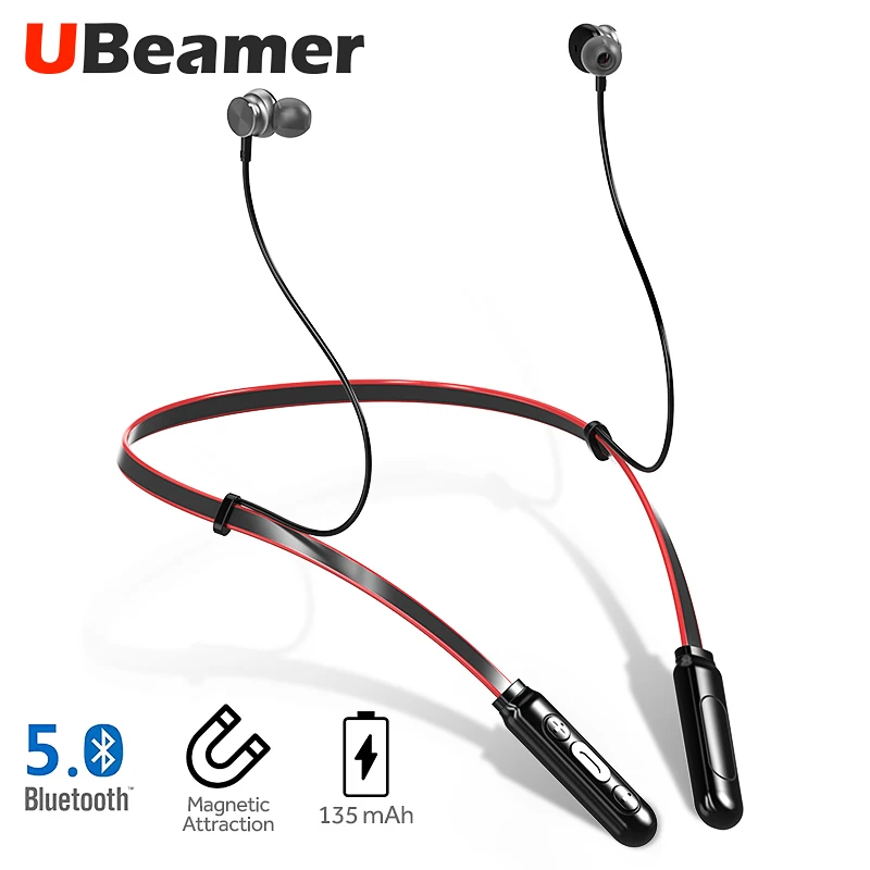 Billig UBeamer Bluetooth v5.0 Kopfhörer Q9 Neueste Drahtlose Kopfhörer Wasserdichte Kopfhörer mit mikrofon stereo für i10 call sport