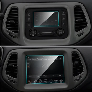 

Car Screen Protector for Jeep Compass 2017-19 Interior Car GPS Navigation Tempered Glass Screen Protective Film Auto Accessories