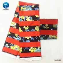 LIULANZHI Африканский Шелковый воск ткани дизайн принты цветы воск полиэстер ткань 4+ 2 ярдов атласная ткань ML8X