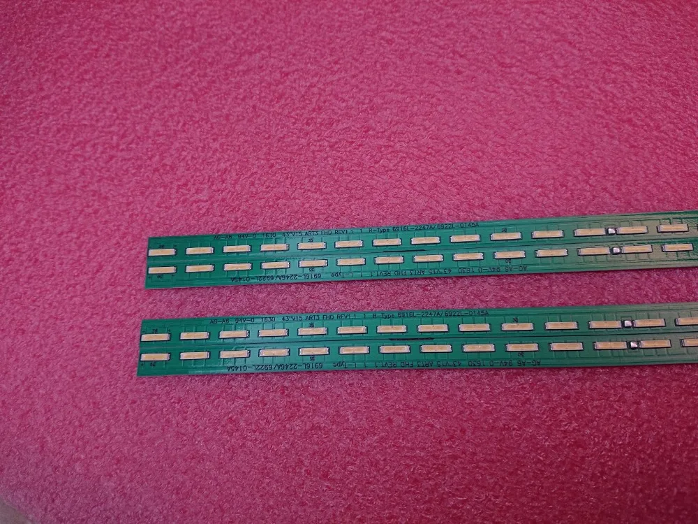 Новый 15 комплект = 30 штук 39 светодиодный Светодиодный подсветка полосы для LG 43 V15 ART3 FHD R L 43LX540S 6922L-0145A 6916L2189A 6916L2188A LC430EUE FH M3